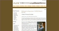 Desktop Screenshot of canexflutes.com