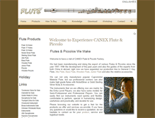 Tablet Screenshot of canexflutes.com